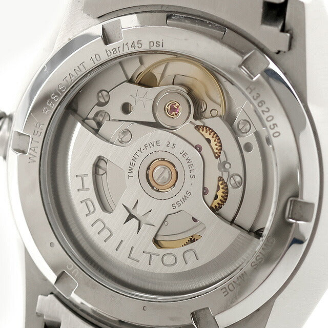 中古 ハミルトン HAMILTON ジャズマスター パフォーマー オート 38mm H-10 自動巻き H36205130 アナログ 腕時計 ブランド メンズ ブラック UW-HA-JM-00005