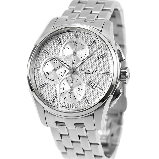 Used Super Good Condition Hamilton HAMILTON Jazzmaster Auto Chrono Automatic Winding Chnograph H32596151 Analog Watch Brand Men&