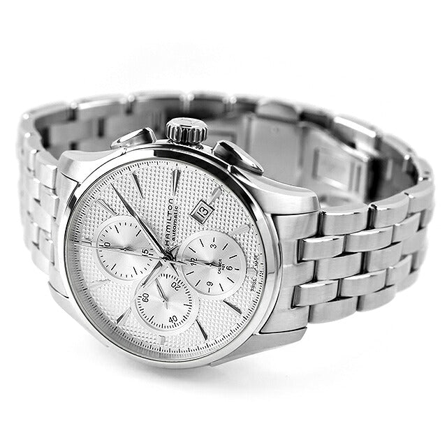 Used Super Good Condition Hamilton HAMILTON Jazzmaster Auto Chrono Automatic Winding Chnograph H32596151 Analog Watch Brand Men&