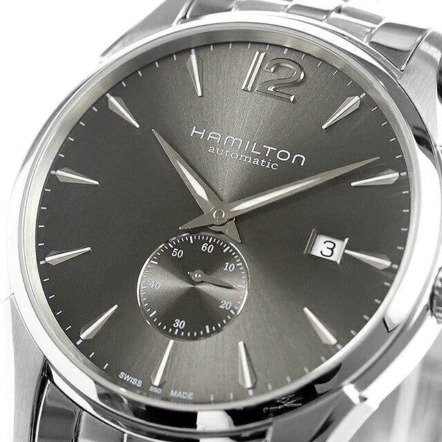 中古 超美品 ハミルトン HAMILTON ジャズマスター スモールセコンド オート H38655185 アナログ 腕時計 ブランド メンズ グレー UW-HA-JM-00010