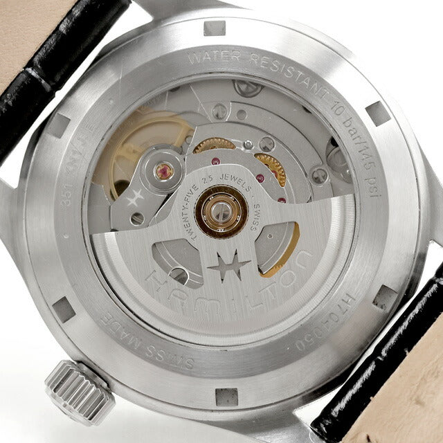 中古 ハミルトン HAMILTON カーキ フィールド マーフ38mm インターステラー H70405730 アナログ 腕時計 ブランド メンズ ブラック 黒 UW-HA-KH-00009