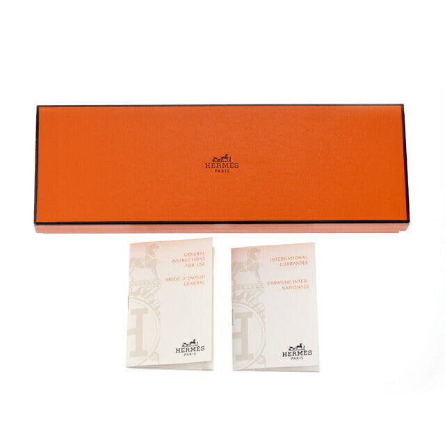 中古 仕上げ済 美品 エルメス HERMES Hウォッチ HH1.210 アナログ 腕時計 ブランド レディース シルバー ブラック 黒 UW-HR-HW-00001