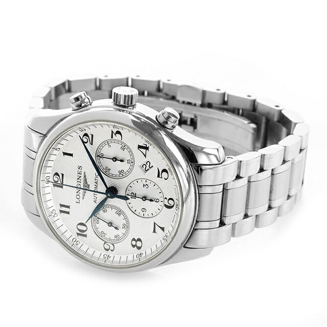 中古 ロンジン LONGINES マスターコレクション クロノグラフ L688 自動巻きクロノ L2.759.4.78.6 アナログ 腕時計 ブランド メンズ UW-LO-MC-00002
