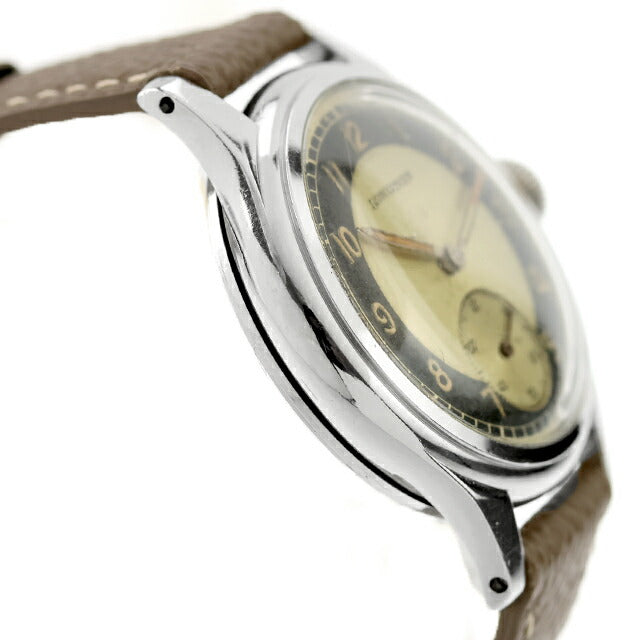 中古 OH済 ロンジン LONGINES ブルズアイ セイタケケース スモセコ セクターダイヤル Cal.12.68Z アナログ 腕時計 ブランド メンズ UW-LO-OT-00002