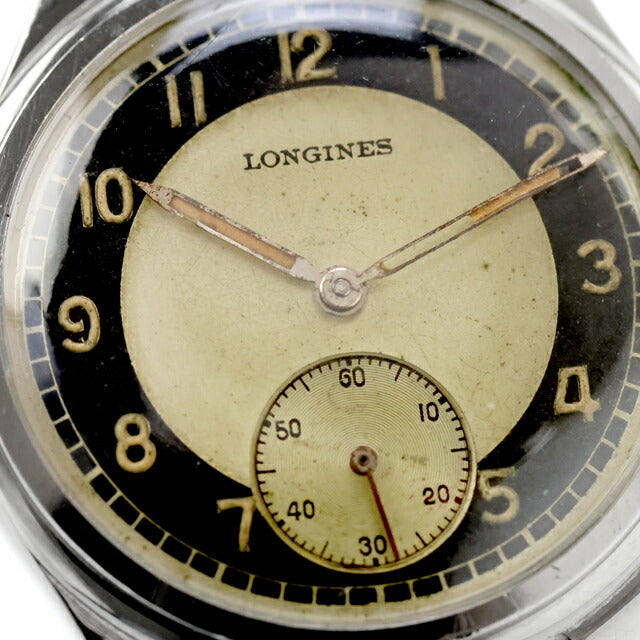 中古 OH済 ロンジン LONGINES ブルズアイ セイタケケース スモセコ セクターダイヤル Cal.12.68Z アナログ 腕時計 ブランド メンズ UW-LO-OT-00002
