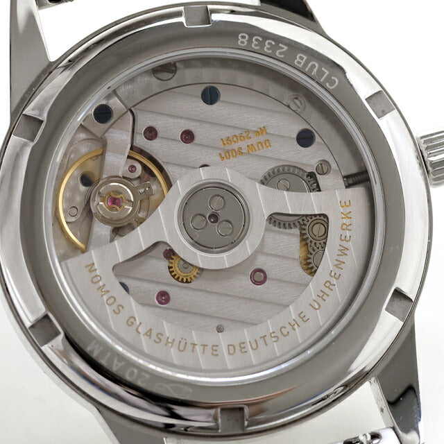 中古 ベルト純正交換済 ノモス NOMOS クラブ ネオマティック CL130011SB2 アナログ 腕時計 ブランド メンズ ブルー UW-NO-CL-00001