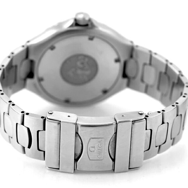 中古 オメガ OMEGA シーマスター プロフェッショナル 200m プレボンド クォーツ 2850.50 アナログ 腕時計 ブランド メンズ ブラック UW-OM-SM-00017