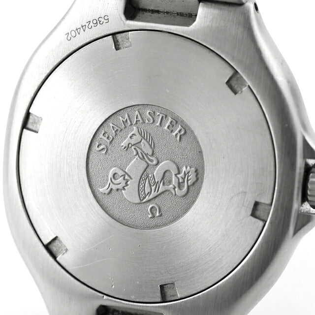 中古 オメガ OMEGA シーマスター プロフェッショナル 200m プレボンド クォーツ 2850.50 アナログ 腕時計 ブランド メンズ ブラック UW-OM-SM-00017