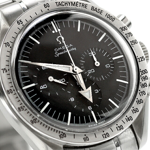 中古 オメガ OMEGA スピードマスター ファーストレプリカ 1957 ブロードアロー Cal.1861 クロノグラフ 3594.50 アナログ 腕時計 メンズ UW-OM-SP-00009