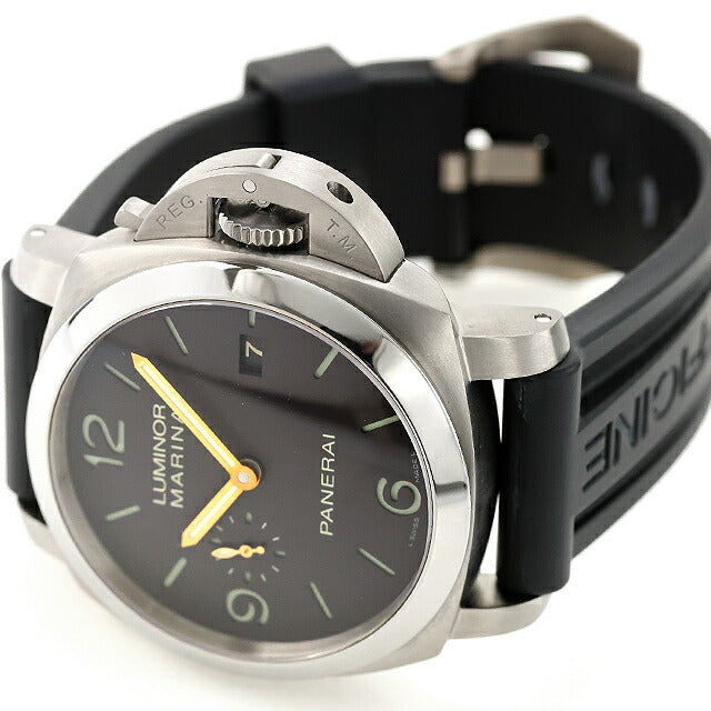 中古 オフィチーネ・パネライ OFFICINE PANERAI ルミノール マリーナ 1950 3DAYS チタニオ 工具・替えベルト付属 PAM00351 腕時計 ブランド UW-OP-LM-00001