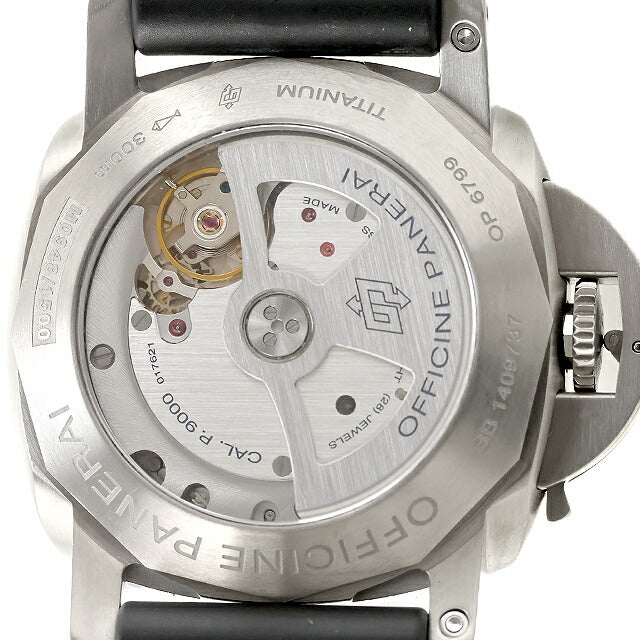 中古 オフィチーネ・パネライ OFFICINE PANERAI ルミノール マリーナ 1950 3DAYS チタニオ 工具・替えベルト付属 PAM00351 腕時計 ブランド UW-OP-LM-00001