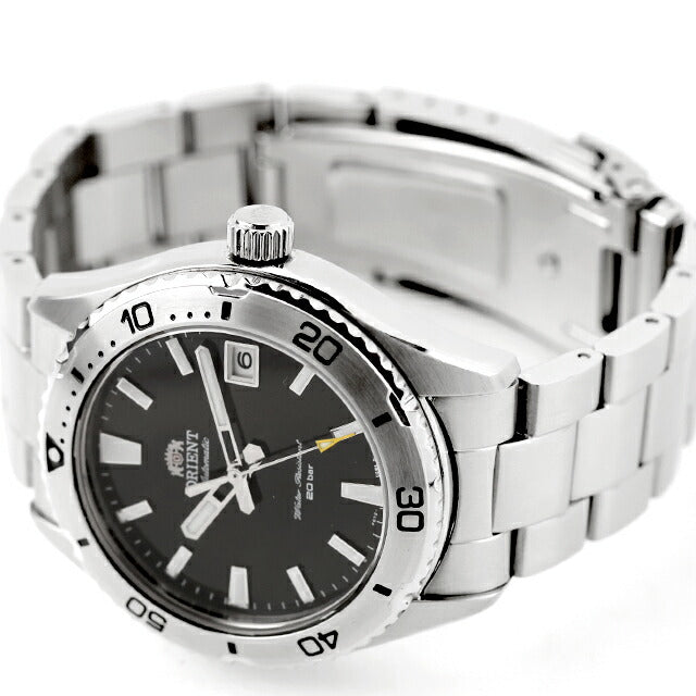 中古 美品 オリエント ORIENT スポーツ マコ MAKO 40 ソリッドベゼル RN-AC0Q01B アナログ 腕時計 ブランド メンズ ブラック 黒 UW-OR-OT-00011