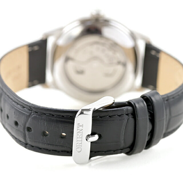 中古 美品 オリエント ORIENT バンビーノ 36mm ストア限定モデル Bambino RN-AC0M03S アナログ 腕時計 ブランド メンズ シルバー ブラック UW-OR-OT-00012