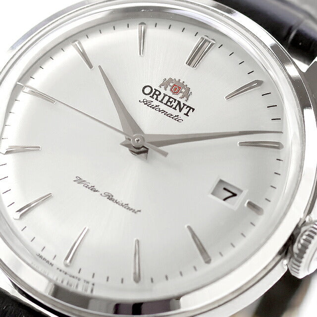 中古 美品 オリエント ORIENT バンビーノ 36mm ストア限定モデル Bambino RN-AC0M03S アナログ 腕時計 ブランド メンズ シルバー ブラック UW-OR-OT-00012