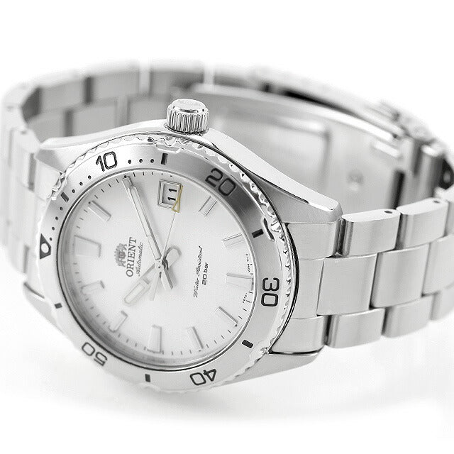 中古 美品 オリエント ORIENT スポーツ MAKO マコ 自動巻き ソリッドベゼル 機械式 RN-AC0Q03S アナログ 腕時計 ブランド メンズ ホワイト UW-OR-OT-00020