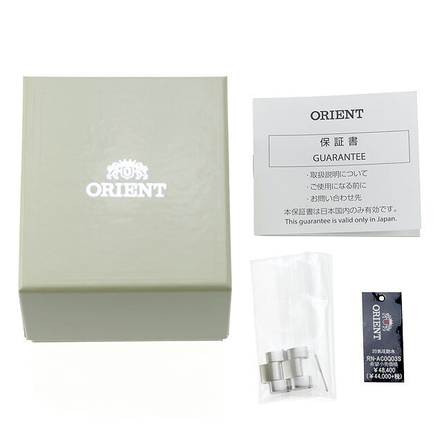 中古 美品 オリエント ORIENT スポーツ MAKO マコ 自動巻き ソリッドベゼル 機械式 RN-AC0Q03S アナログ 腕時計 ブランド メンズ ホワイト UW-OR-OT-00020