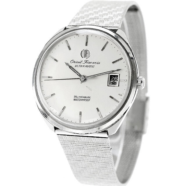 中古 OH済 オリエント ORIENT ファイネス ウルトラマチック デイデイト 