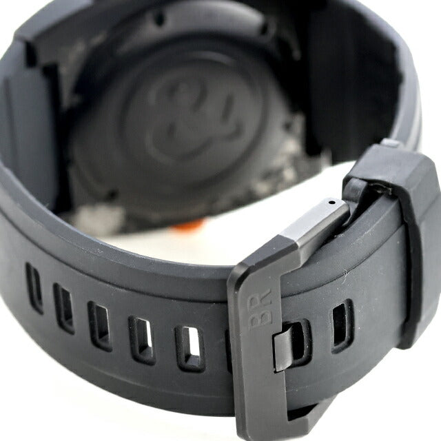 中古 ベル&ロス Bell & Ross INSTRUMENTS BR02 マリーン 1000M ダイバーズウォッチ BR02-92 アナログ 腕時計 ブランド メンズ ブラック 黒 UW-OTH-00051