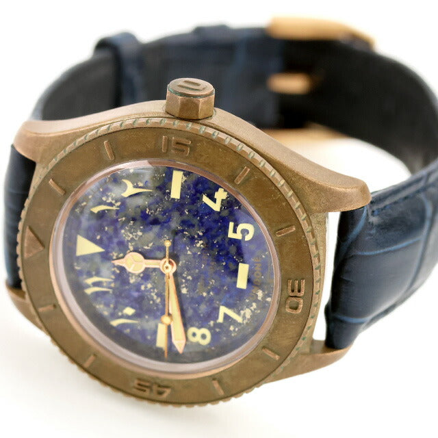 中古 レア UNDONE UNDONE アラビアン・ナイト ラピスラズリダイヤル 限定モデル ブロンズ 青銅 アラビアン・ナイト 腕時計 ブランド メンズ UW-OTH-00064