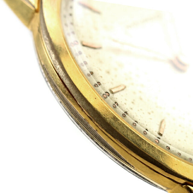 中古 モバード MOVADO Cal.125 スモールセコンド 1950年頃 ヴィンテージ Cal.125 アナログ 腕時計 ブランド メンズ シャンパンゴールド ブラック UW-OTH-00072