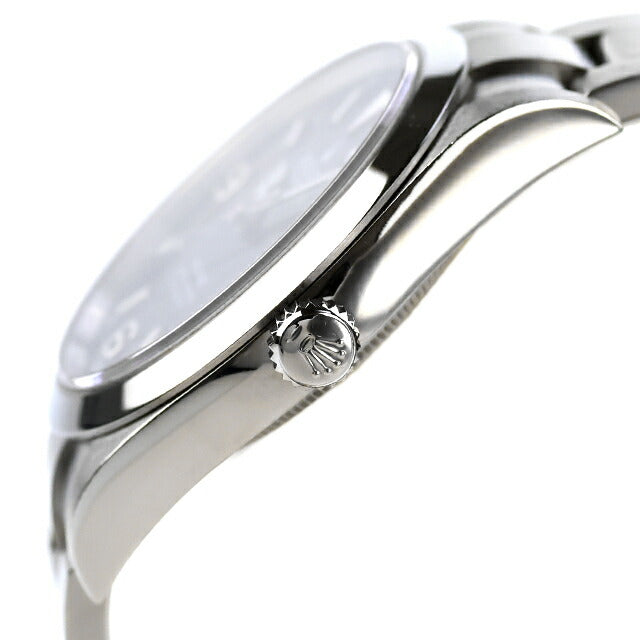 中古 仕上げ済 美品 ロレックス ROLEX エクスプローラー 1 39mm 後期型 エクワン 214270 214270 アナログ 腕時計 ブランド メンズ ブラック UW-RX-EX-00001