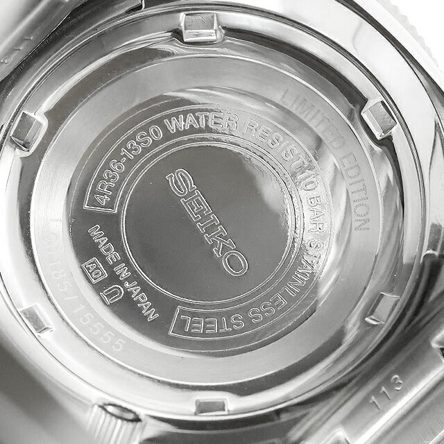 中古 美品 セイコー SEIKO 55周年記念 限定モデル 初代セイコー 5スポーツ 復刻モデル ファイブ SBSA223 アナログ 腕時計 ブランド UW-SJ-5S-00010