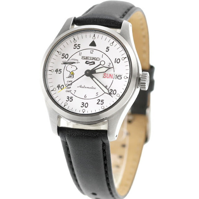 中古 セイコー SEIKO セイコー5スポーツ ピーナッツコラボ 限定モデル スヌーピー 4R36-14W0 SBSA235 アナログ 腕時計 ブランド メンズ UW-SJ-5S-00011