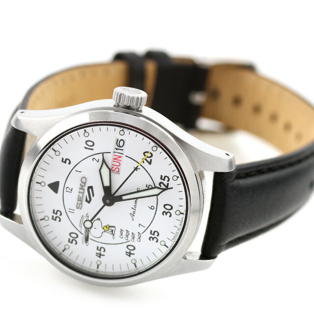中古 セイコー SEIKO セイコー5スポーツ ピーナッツコラボ 限定モデル スヌーピー 4R36-14W0 SBSA235 アナログ 腕時計 ブランド メンズ UW-SJ-5S-00011