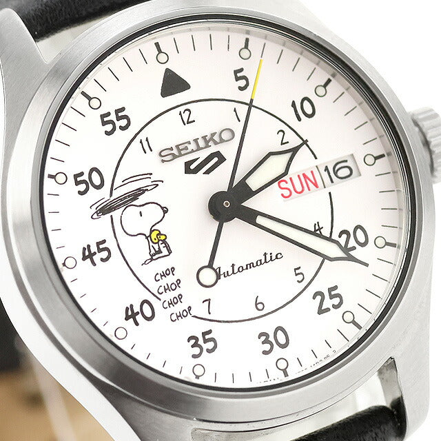 中古 セイコー SEIKO セイコー5スポーツ ピーナッツコラボ 限定モデル スヌーピー 4R36-14W0 SBSA235 アナログ 腕時計 ブランド メンズ UW-SJ-5S-00011
