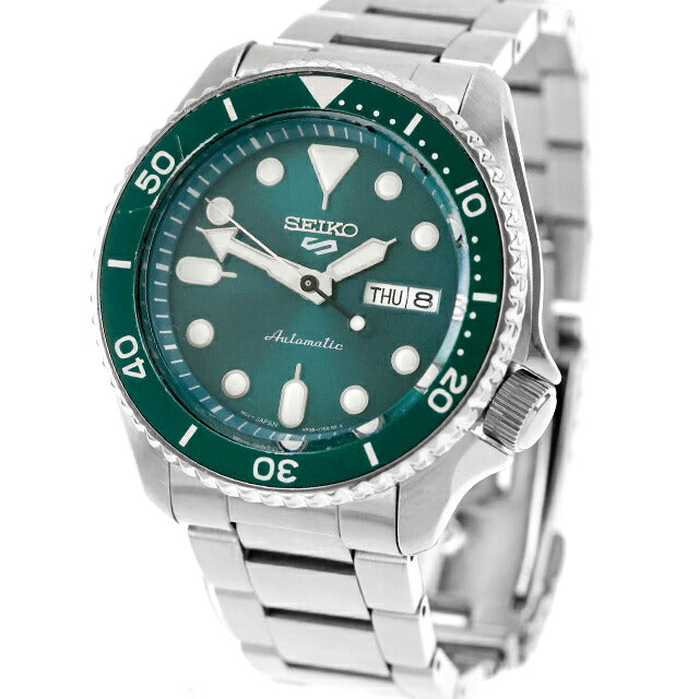 中古 セイコー SEIKO セイコー5スポーツ 4R36 グリーン SRPD61 自動