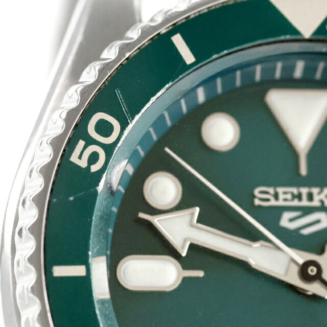 中古 セイコー SEIKO セイコー5スポーツ 4R36 グリーン SRPD61 自動巻き SRPD61 (SBSA011) アナログ 腕時計 ブランド メンズ グリーン UW-SJ-5S-00012