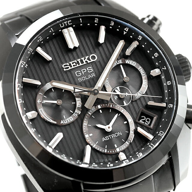 Used Seiko SEIKO Astron 5X Series Dual Time Quartz Astron 50th Anniversary Limited SBXC023 Multi-Hand Analog Men&
