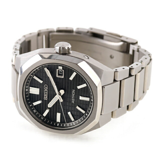 中古 セイコー SEIKO アストロン NEXTER ネクスター DYNA ダイナ 電波ソーラー SBXY063 アナログ 腕時計 ブランド メンズ ブラック 黒 UW-SJ-AS-00012