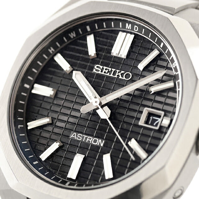 中古 セイコー SEIKO アストロン NEXTER ネクスター DYNA ダイナ 電波ソーラー SBXY063 アナログ 腕時計 ブランド メンズ ブラック 黒 UW-SJ-AS-00012