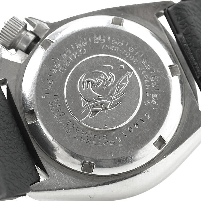 中古 セイコー SEIKO ダイバーズウォッチ 150m オレンジ 7548 オールドクオーツ 1982年1月製造 7548-700C アナログ 腕時計 ブランド メンズ UW-SJ-DV-00005