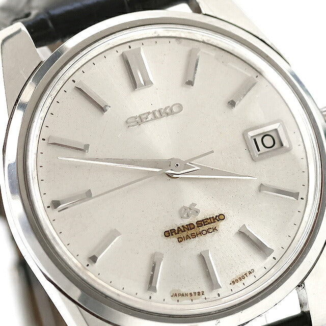 中古 OH済 セイコー SEIKO グランドセイコー セカンド 57GS 2nd クロノメーター 手巻き 1967年9月製 昭和42年 5722-9991 アナログ 腕時計 メンズ UW-SJ-GS-00029