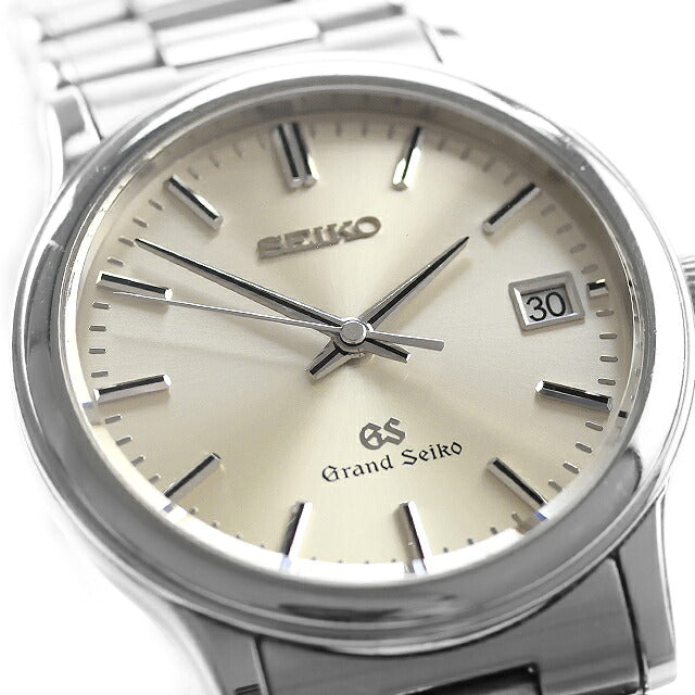 中古 セイコー SEIKO グランドセイコー 薄型 年差クオーツ 時差修正 8J56-7000 SBGF013 アナログ 腕時計 ブランド メンズ シャンパンゴールド UW-SJ-GS-00034