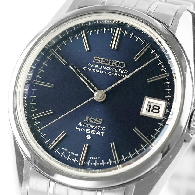 中古 セイコー SEIKO キングセイコー ハイビート 56KS クロノメーター デイト メダリオン 1972年製 5625-7040 腕時計 ブランド メンズ UW-SJ-KS-00003