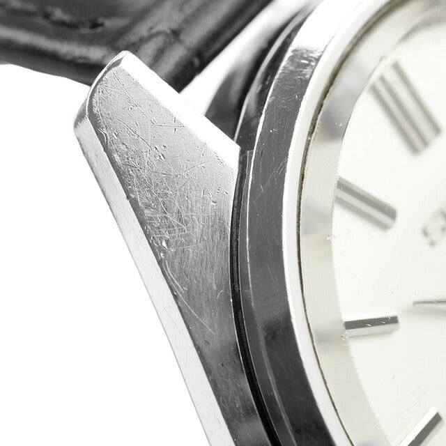 中古 セイコー SEIKO キングセイコー 56KS ハイビート 1969年製 ワンピースケース アナログ 腕時計 ブランド メンズ シルバー ブラック UW-SJ-KS-00008