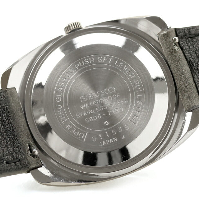 中古 セイコー SEIKO ロードマチック LM デイデイト 日付曜日 クッションケース 1971年1月製造 5606-7130 アナログ 腕時計 ブランド メンズ UW-SJ-LM-00003