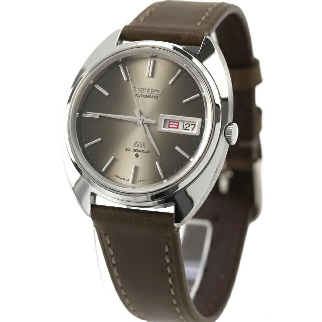 中古 セイコー SEIKO ロードマチック LM デイデイト 日付曜日 オーバルケース 1973年1月製造 5606-7151 アナログ 腕時計 ブランド メンズ UW-SJ-LM-00004