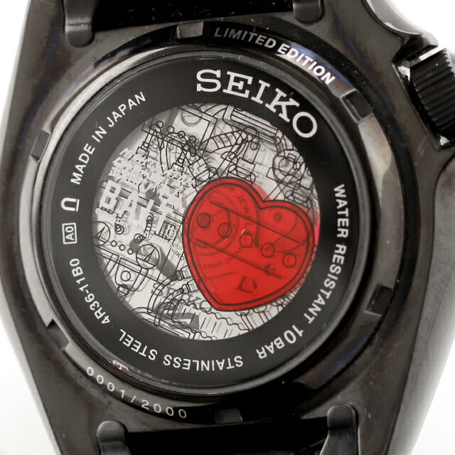 Used Serial No. 001 Seiko SEIKO 5 Sports Astro Boy BAIT Collaboration 2000 pieces limited SBSA147 Analog Watch Brand Men&
