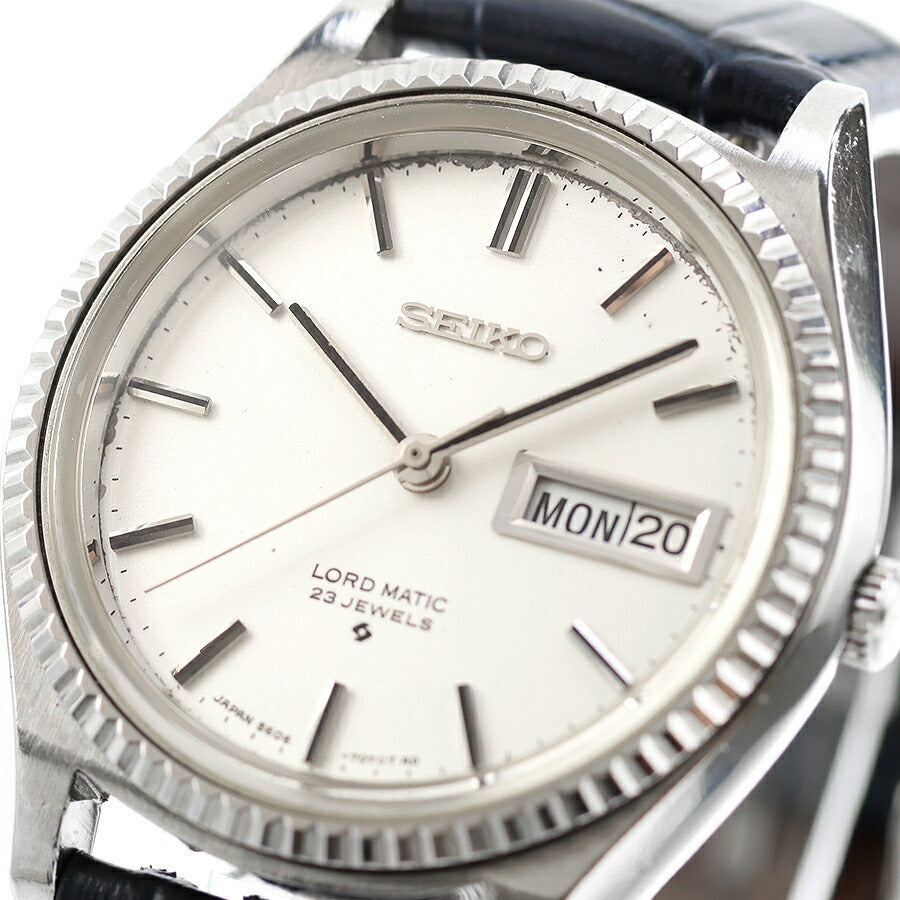 中古 セイコー SEIKO ロードマチック LM Lord Matic 23石 1968年7月製 フルーテッドベゼル 5606-7080 アナログ 腕時計 ブランド メンズ UW-SJ-OT-00032