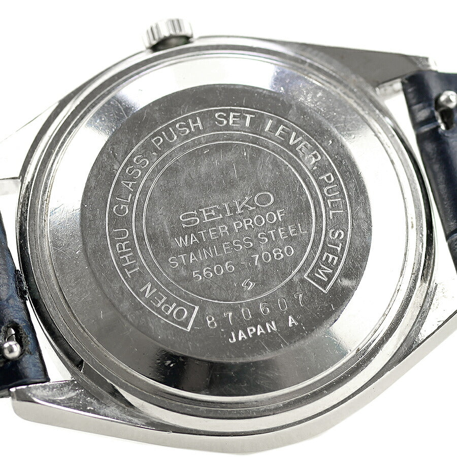中古 セイコー SEIKO ロードマチック LM Lord Matic 23石 1968年7月製 フルーテッドベゼル 5606-7080 アナログ 腕時計 ブランド メンズ UW-SJ-OT-00032
