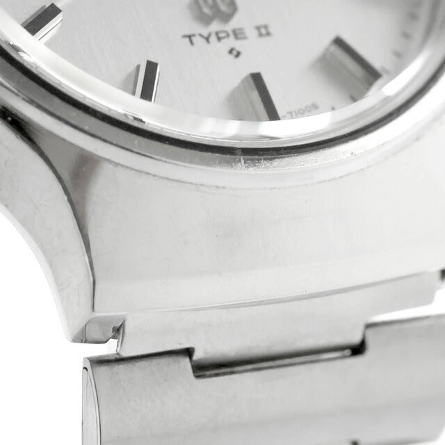 中古 セイコー SEIKO TYPE2 デイデイト タイプツー オールドクオーツ ビンテージ 7546-8070 アナログ 腕時計 ブランド メンズ シルバー UW-SJ-OT-00035