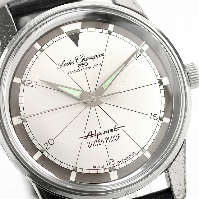 中古 希少 セイコー SEIKO ヴィンテージ チャンピオン アルピニスト 1964年製 ツートンダイヤル 85899 アナログ 腕時計 ブランド メンズ UW-SJ-OT-00036