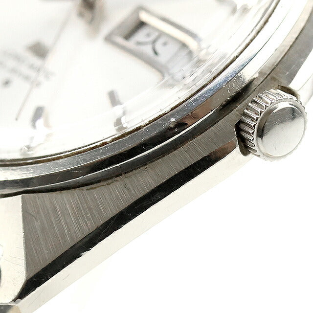 中古 セイコー SEIKO ロードマチック ヴィンテージ ベルト新品 デイデイト 5606-7000 アナログ 腕時計 ブランド メンズ シルバー ブラック UW-SJ-OT-00041