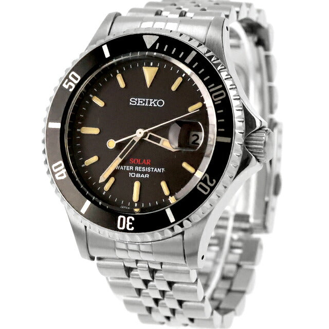 中古 美品 セイコー SEIKO 流通限定 ソーラーウォッチ ヴィンテージ風