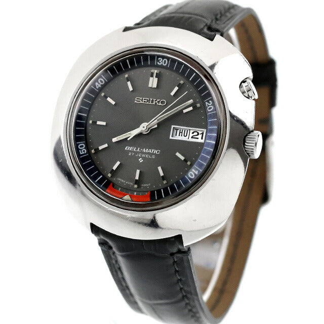Used overhauled Seiko Bellmatic UFO Alarm Day Date 4006 Estimated year made in 1969 4006-6000 Analog wristwatch Brand Men&
