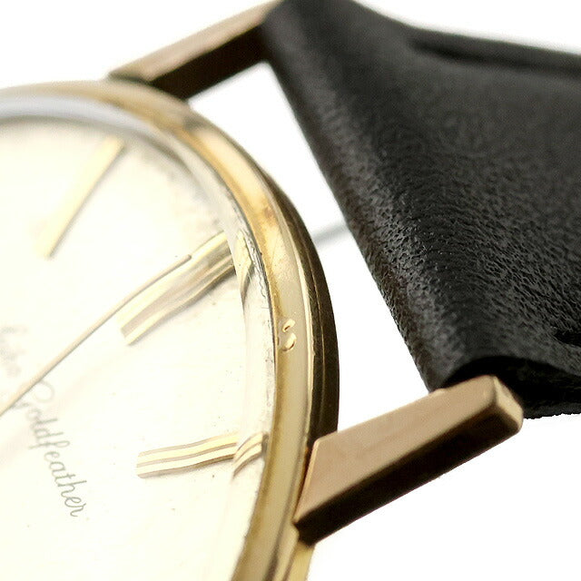 中古 セイコー SEIKO ゴールドフェザー 25石 手巻き 薄型 国産ビンテージ J15002E アナログ 腕時計 ブランド メンズ UW-SJ-OT-00055